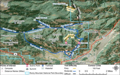 Lumpy Ridge and Cow Creek Map by Walsh Law LLC | Avenza Maps