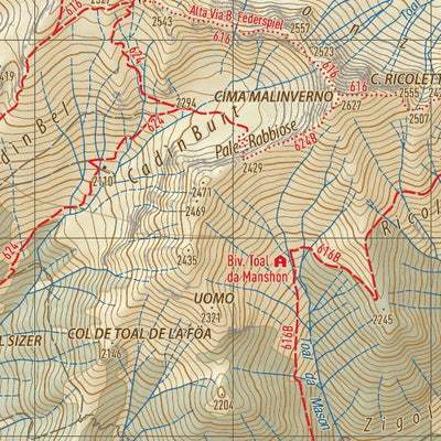 41. Val di Fassa, Catinaccio, Cimma Bocche, Monzoni Preview 2