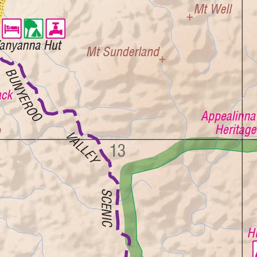 Hema - Flinders Ranges National Park Map by Hema Maps | Avenza Maps