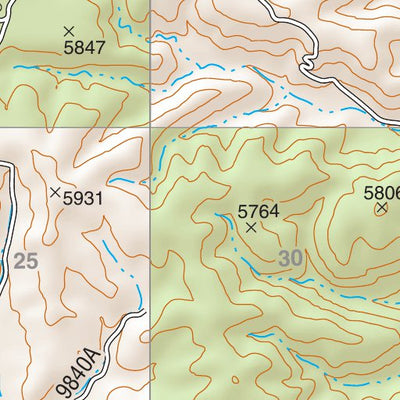 Prescott National Forest Quadrangle: RED MOUNTAIN Preview 3