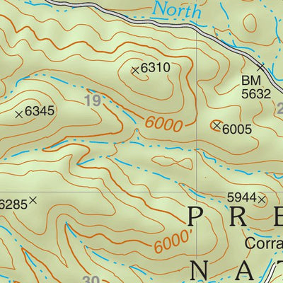 Prescott National Forest Quadrangle: JUNIPER MOUNTAINS Preview 2