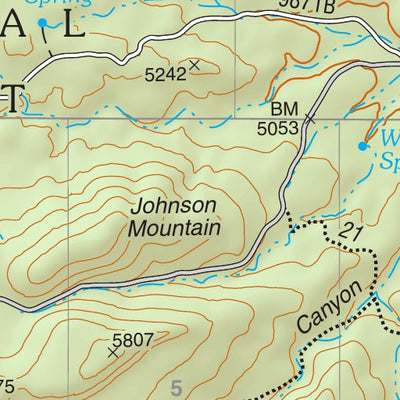 Prescott National Forest Quadrangle: SEEPAGE MOUNTAIN Preview 2