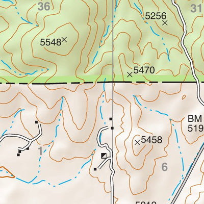 Prescott National Forest Quadrangle: KING CANYON Preview 2