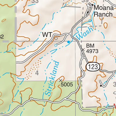 Prescott National Forest Quadrangle: MOUNT JOSH Preview 2