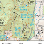 Prescott National Forest Quadrangle: MOUNT JOSH Preview 3