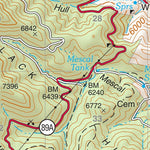 Prescott National Forest Quadrangle: HICKEY MOUNTAIN Preview 3
