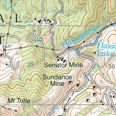 Prescott National Forest Quadrangle: GROOM CREEK Preview 2