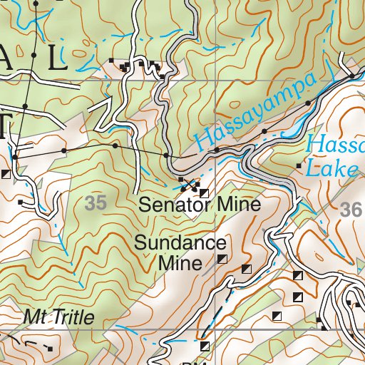 Prescott National Forest Quadrangle: GROOM CREEK Map by US Forest ...