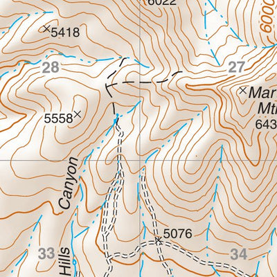 Prescott National Forest Quadrangle: MARTIN MOUNTAIN Preview 3