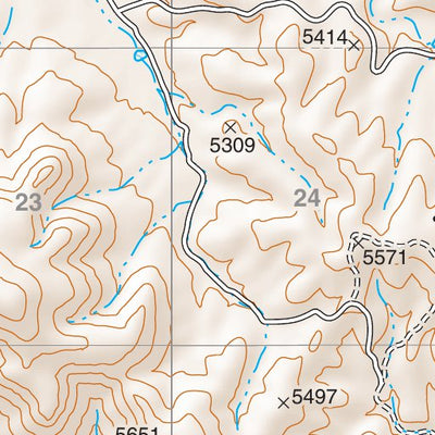 Prescott National Forest Quadrangle: SOUTH BUTTE Preview 3