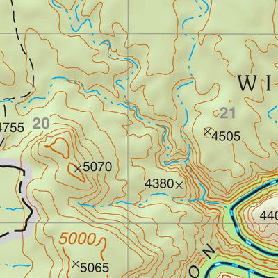 Prescott National Forest Quadrangle: SYCRAMORE BASIN Preview 2