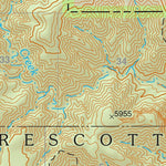 Prescott National Forest Quadrangle: SYCRAMORE BASIN Preview 3