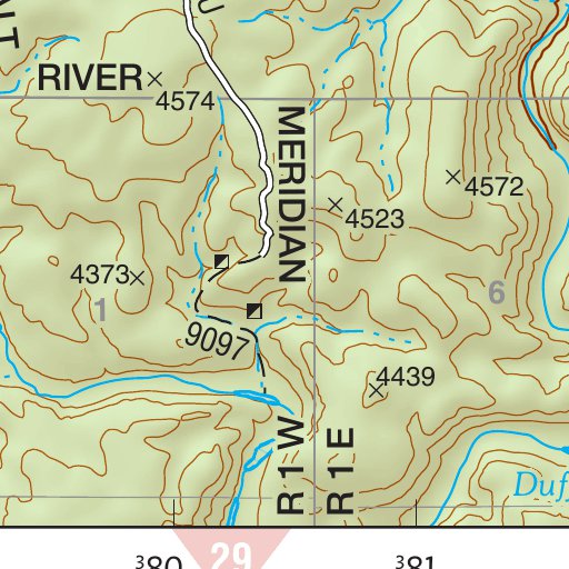 Prescott National Forest Quadrangle: HELL POINT Map by US Forest ...