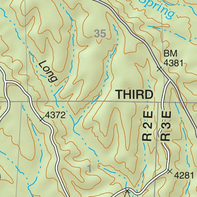 Prescott National Forest Quadrangle: ESTLER PEAK Preview 3