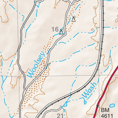 Prescott National Forest Quadrangle: SKULL VALLEY Preview 2