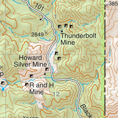 Prescott National Forest Quadrangle: BUMBLE BEE Preview 3
