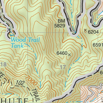 Prescott National Forest Quadrangle: MUNDS DRAW Preview 3