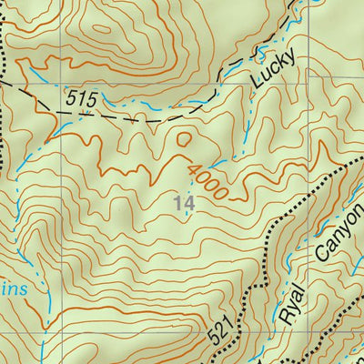 Prescott National Forest Quadrangle: MIDDLE VERDE Preview 3