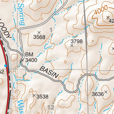 Prescott National Forest Quadrangle: CORDES JUNCTION Preview 3