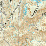 Prescott National Forest Quadrangle: BLOODY BASIN Preview 3