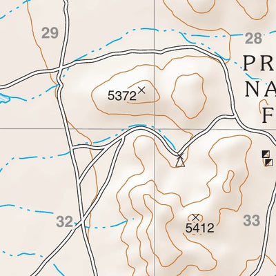 Prescott National Forest Quadrangle: PRESCOTT VALLEY NORTH Preview 3