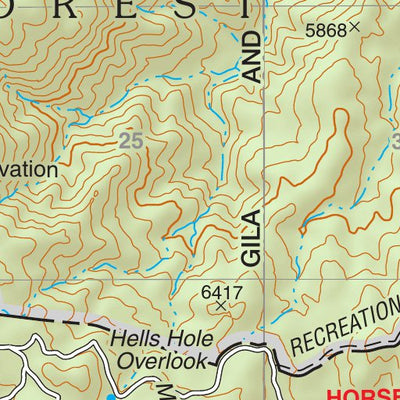Prescott National Forest Quadrangle: CROWN KING Preview 2