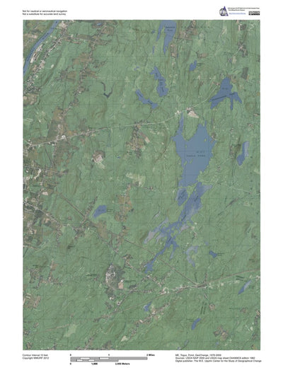 ME-Togus Pond: GeoChange 1976-2009 Preview 1