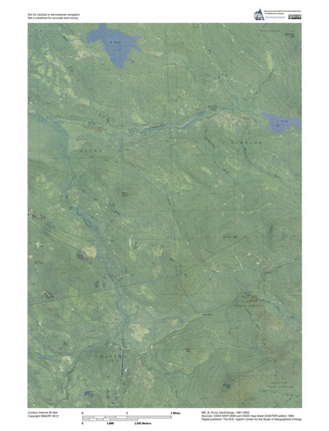 ME-B Pond: GeoChange 1981-2009 Preview 1