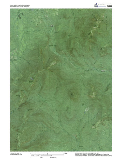 ME-Old Speck Mountain: GeoChange 1981-2011 Preview 1