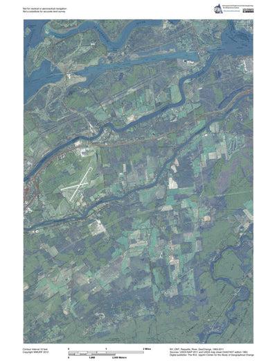 NY-ONT-Raquette River: GeoChange 1963-2011 Preview 1
