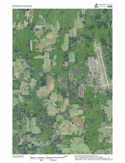 ME-Fort Fairfield NW: GeoChange 1952-2011 Preview 1