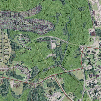 ME-Fort Fairfield NW: GeoChange 1952-2011 Preview 3