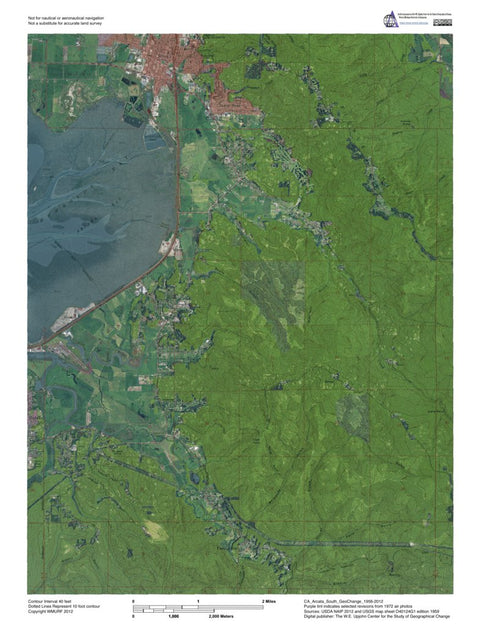 CA-Arcata South: GeoChange 1956-2012 Preview 1