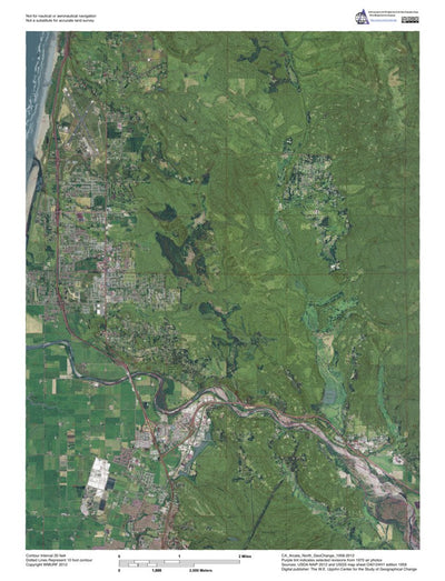 CA-Arcata North: GeoChange 1956-2012 Preview 1