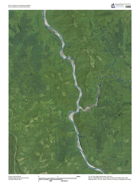 CA-Ah Pah Ridge: GeoChange 1976-2012 Preview 1