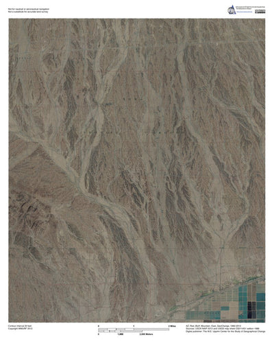 AZ-Red Bluff Mountain East: GeoChange 1982-2012 Preview 1
