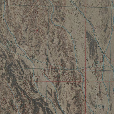 AZ-Red Bluff Mountain East: GeoChange 1982-2012 Preview 2