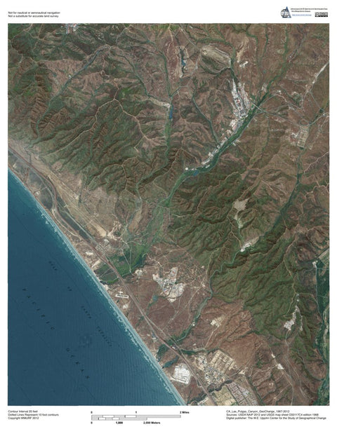 CA-Las Pulgas Canyon: GeoChange 1967-2012 Preview 1
