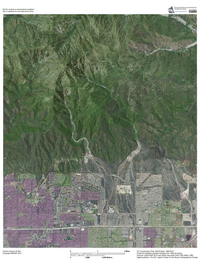 CA-Cucamonga Peak: GeoChange 1966-2012 Preview 1