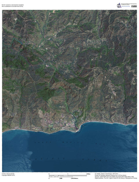 CA-Malibu Beach: GeoChange 1947-2012 Preview 1