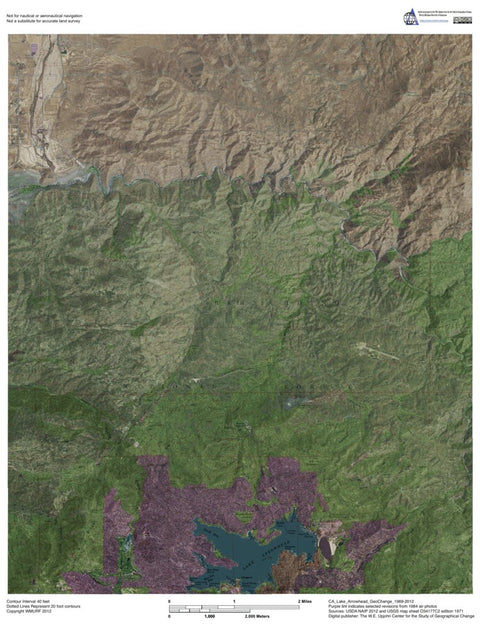 CA-Lake Arrowhead: GeoChange 1969-2012 Preview 1
