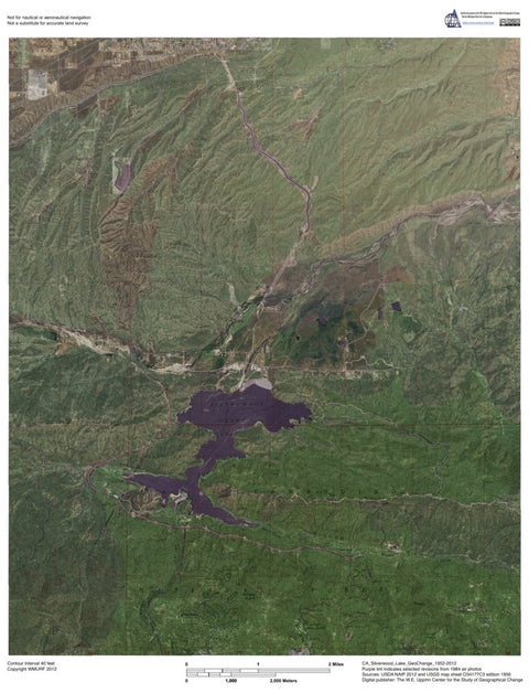CA-Silverwood Lake: GeoChange 1952-2012 Preview 1