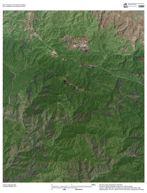 CA-Burnt Peak: GeoChange 1956-2012 Preview 1