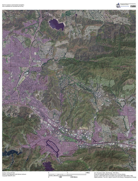 CA-Thousand Oaks: GeoChange 1947-2012 Preview 1