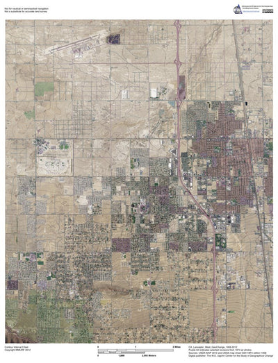 CA-Lancaster West: GeoChange 1956-2012 Preview 1
