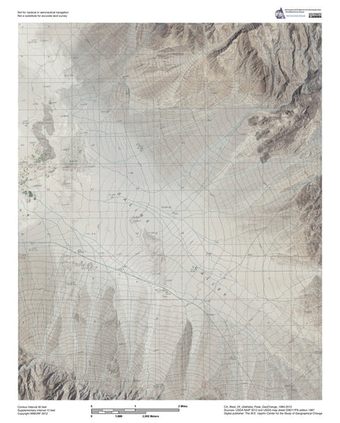 CA-West Of Ubehebe Peak: GeoChange 1984-2012 Preview 1