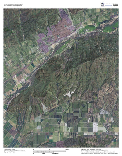 CA-Santa Paula: GeoChange 1947-2012 Preview 1