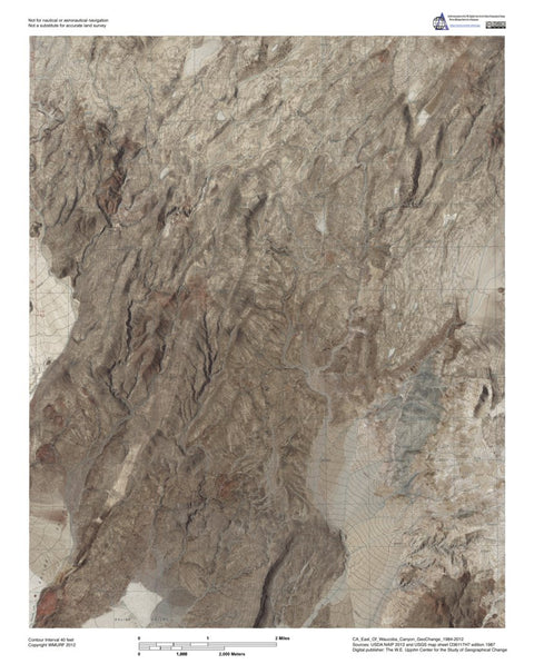 CA-East Of Waucoba Canyon: GeoChange 1984-2012 Preview 1