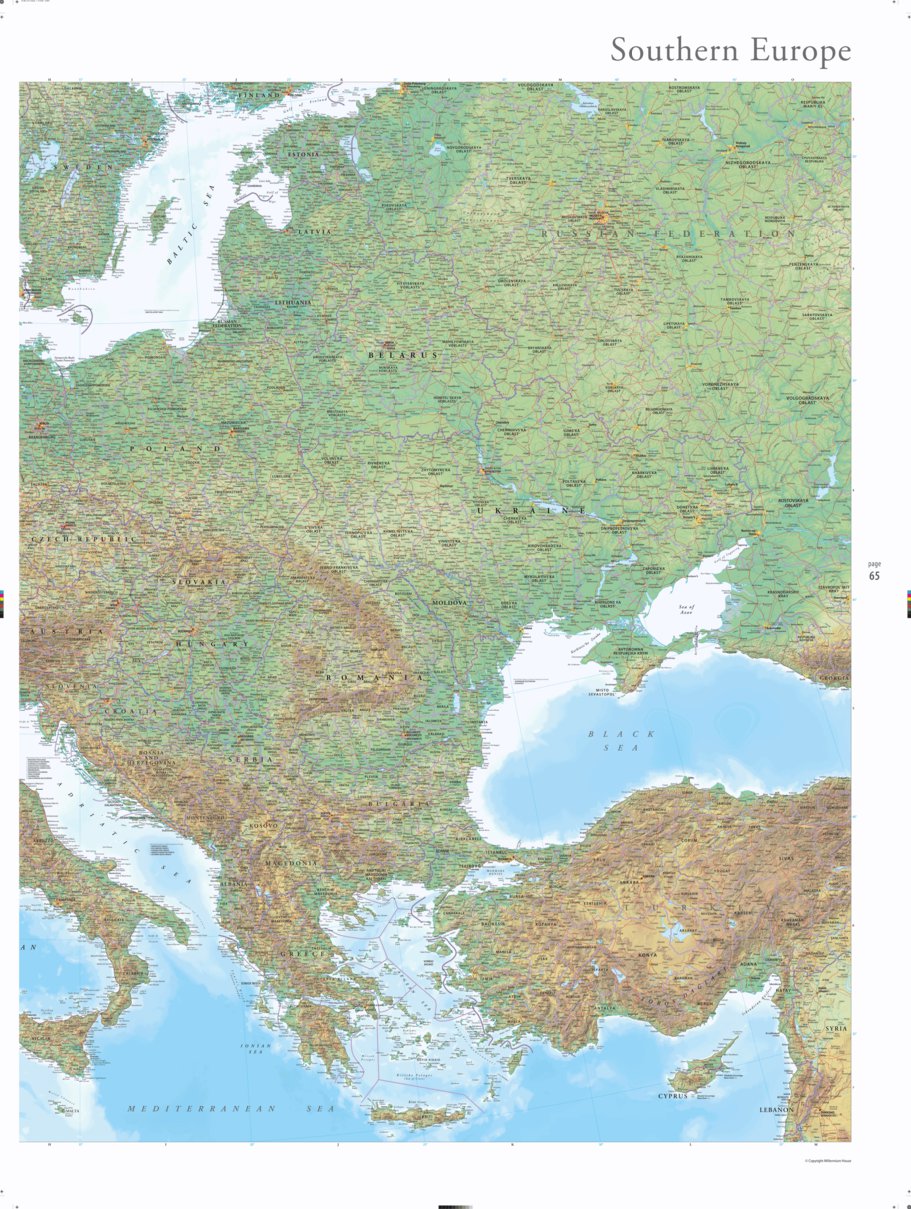 Southern Europe - Earth Platinum Pg 65 Map by Millennium House | Avenza ...