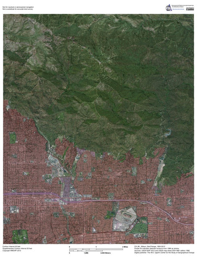 CA-Mt. Wilson: GeoChange 1964-2012 Preview 1